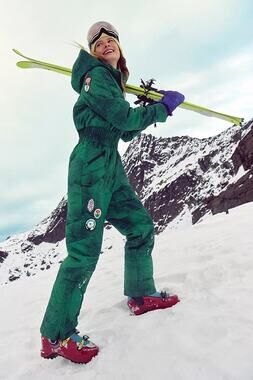Free People All Prepped Patch Ski Suit, NWT, Size S